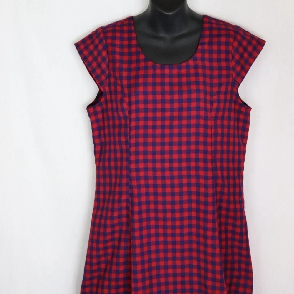 MATA TRADERS Checkered A-Line Dress - OFFERS WELCOME - Picture 4 of 14